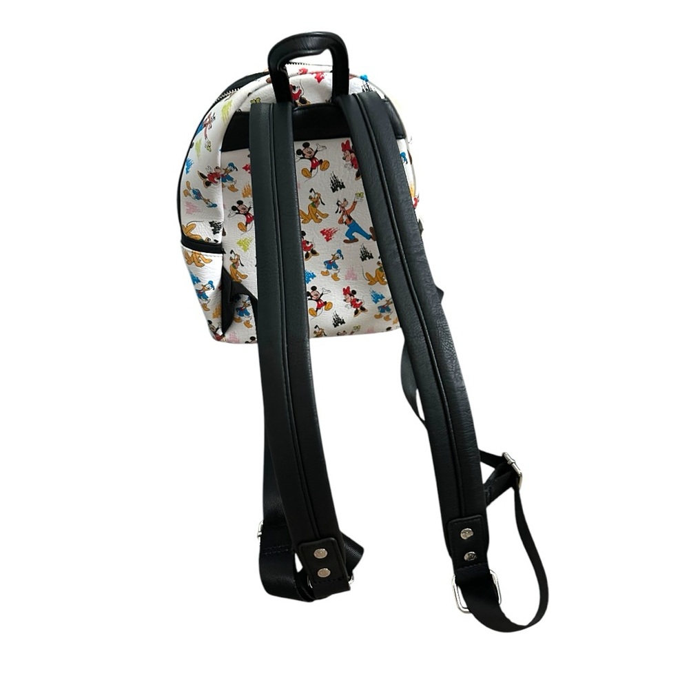 Loungefly Disney Character Print Backpack - White and Multicolor - Picture 10 of 16